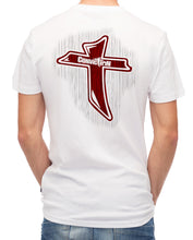 Load image into Gallery viewer, Conviction White Conviction cross (TShirt)