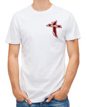 Load image into Gallery viewer, Conviction White Conviction cross (TShirt)